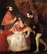 Pope Paul III and His Grandsons 1546 By Tiziano Vecellio (TITIAN)