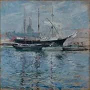 Italian Bark Schooner 1901 By John Henry Twachtman