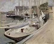 Fishing Boats, Gloucester Harbor c1901 By John Henry Twachtman