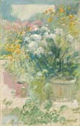 In the Greenhouse 1895 By John Henry Twachtman