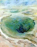 Morning Glory Pool Yellowstone 1895 By John Henry Twachtman