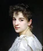 Gabrielle Cot By William-Adolphe Bouguereau