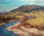 Indian Summer, Vermont 1822 By Willard Leroy Metcalf