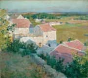 Midsummer Twighlight c1890 By Willard Leroy Metcalf