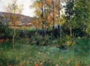 Sping Landscape, Giverny, 1887 By Willard Leroy Metcalf