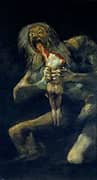 Saturn Devouring his Son By Francisco Goya