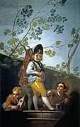 Boys Playing at Soldiers 1779 By Francisco Goya