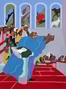 And God Created All The Beasts of The Earth 1989 By Jacob Lawrence