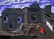 Firewood 1942 By Jacob Lawrence