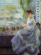 Madame Chocquet Reading 1876 By Pierre Auguste Renoir
