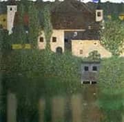 Schloss Kammer on the Attersee 1910 By Gustav Klimt
