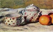 Still Life with Cup and Sugar Bowl 1904 By Pierre Auguste Renoir