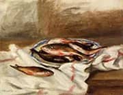 Still Life with Fish 1890 By Pierre Auguste Renoir