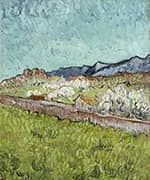 At The Foot of The Mountains By Vincent van Gogh