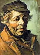 Head of a Peasant By Vincent van Gogh
