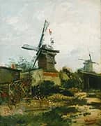 Le Moulin de Blute Fin By Vincent van Gogh
