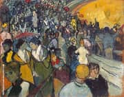 Spectators in the Arena at Arles 1888 By Vincent van Gogh