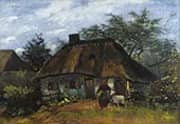 Farmhouse in Nuenen By Vincent van Gogh