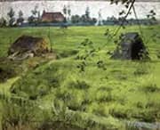 A Bit of Holland Meadows By William Merritt Chase