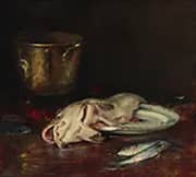 An English Cod By William Merritt Chase