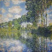 Poplars on the Epte 1891 By Claude Monet