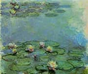 Water Lilies c1914 Detail G By Claude Monet