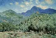 Valle Buona near Bordighera 1884 By Claude Monet