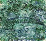 The Japanese Bridge 1918 Green By Claude Monet
