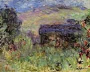 The House Seen Through the Roses c1925 By Claude Monet