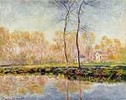 The Banks on the River Epte at Giverny 1887 By Claude Monet