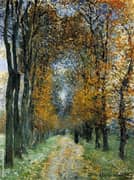 The Avenue 1878 By Claude Monet