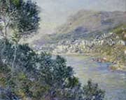 Monte Carlo seen from Roquebrune 1884 By Claude Monet