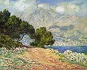 Menton Seen from Cap Martin 1884 By Claude Monet