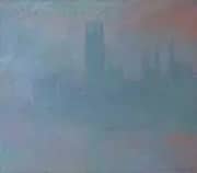 Houses of Parliament in the Fog By Claude Monet