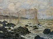 Fishing Nets at Pourville 1882 By Claude Monet