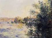 Evening Effect on the Seine 1881 By Claude Monet