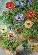Anemones 1885 By Claude Monet