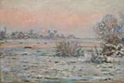 Winter Sun Lavacourt 1879 By Claude Monet