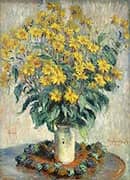 Jerusalem Artichoke Flowers 1880 By Claude Monet