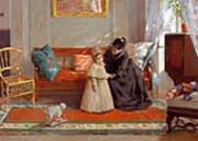 I am Going to See Grandma By William Merritt Chase