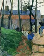 House in Pouldu 1890 By Paul Gauguin