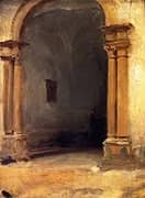 An Archway By John Singer Sargent