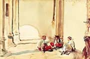 A Spanish Barracks By John Singer Sargent