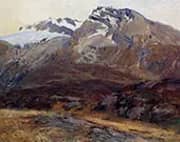Coming Down from Mont Blanc aka Hubshorn Mountain Simplon Pass 1909 By John Singer Sargent
