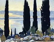 Cypress Trees at San Vigilio By John Singer Sargent