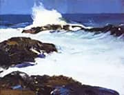 Flaming Breakers By George Bellows