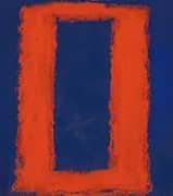 Orange and Blue Seagram By Mark Rothko (Inspired By)