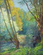 Autumn Among The Willows By Robert William Vonnoh