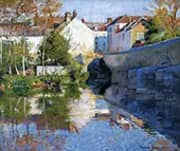 Beside The River Grez By Robert William Vonnoh