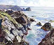 Sunlit Coast By Walter Elmer Schofield